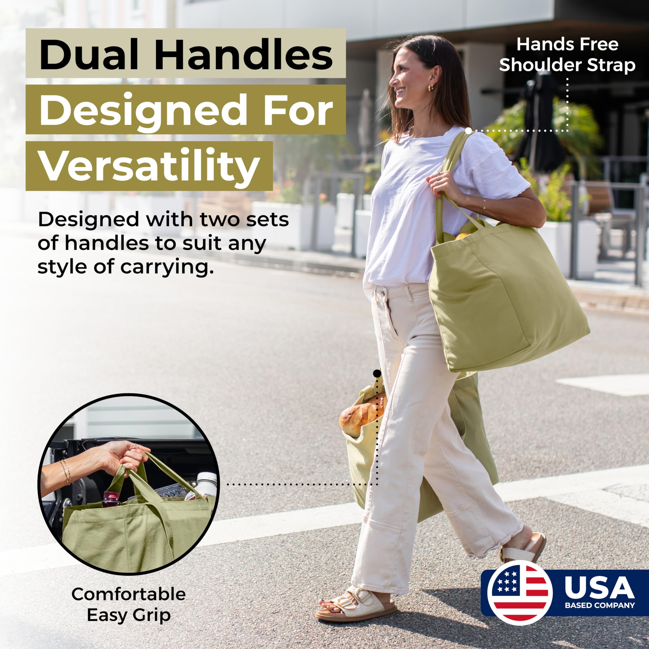 VeraMia bag includes real bottle pockets to organize beverages on the go.