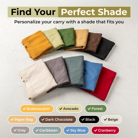 VeraMia bags are washable and foldable for easy care.