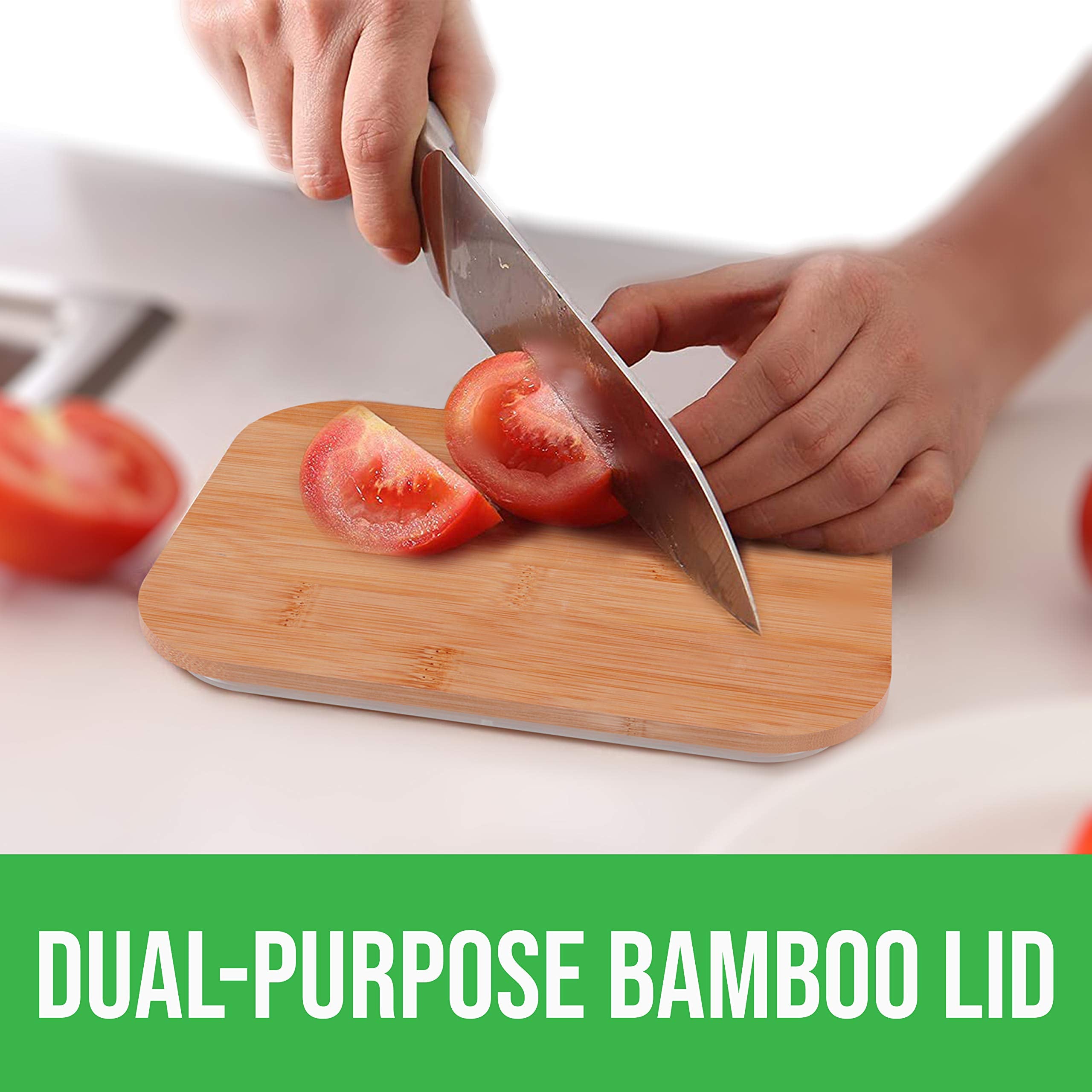 Plastic-free packaging and BPA-free safety labels.