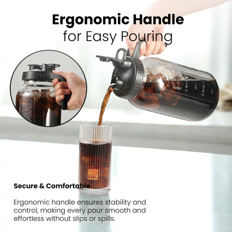 Veri Beond breastmilk storage mason pitcher offers mess-free fridge storage for daily feeding routines.