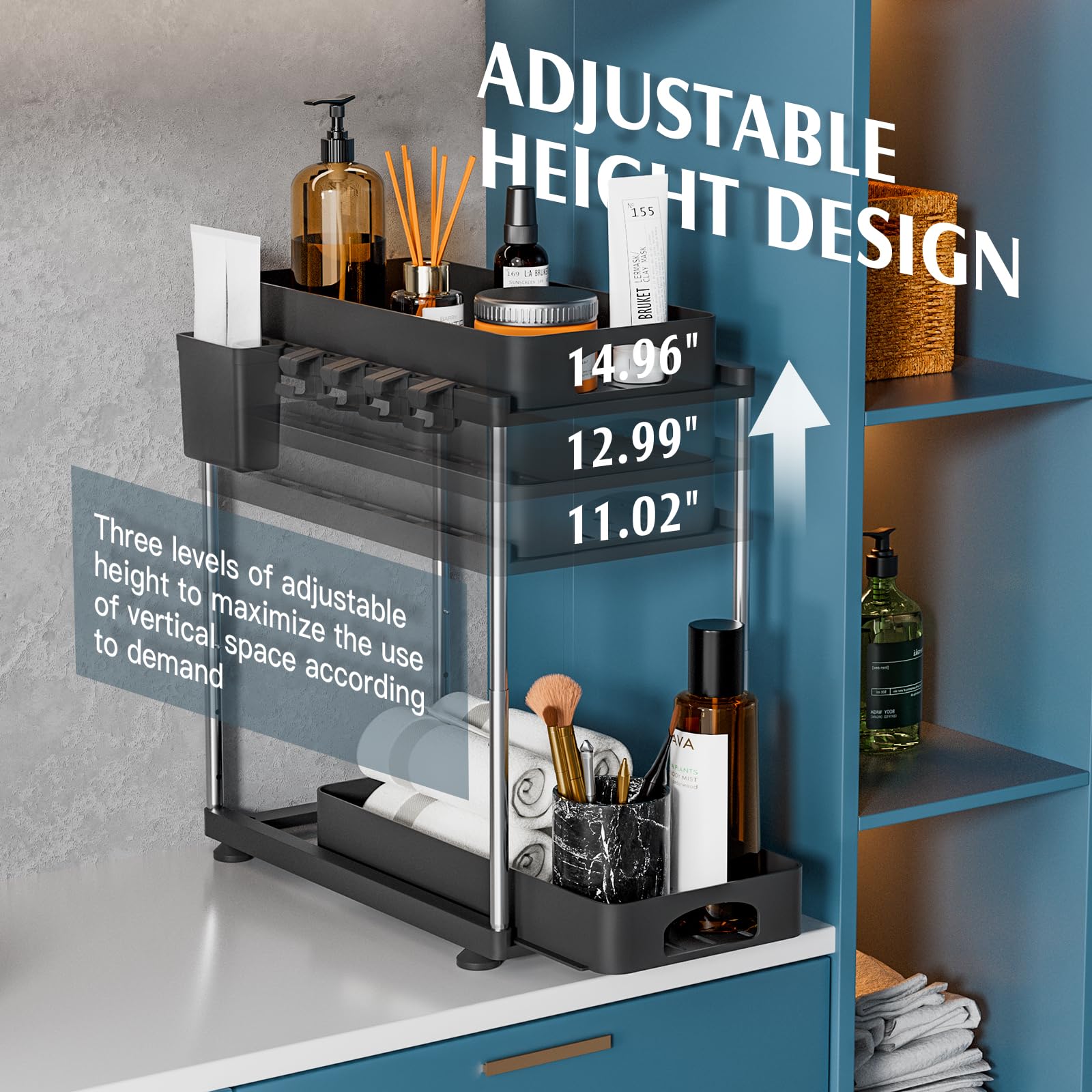 VERIFOST dual pull-out design for easy access without bending