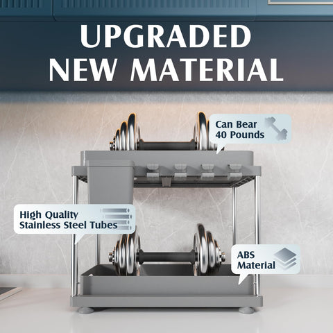 VERIFOST gray dual pull-out organizer demonstrating accessible storage.