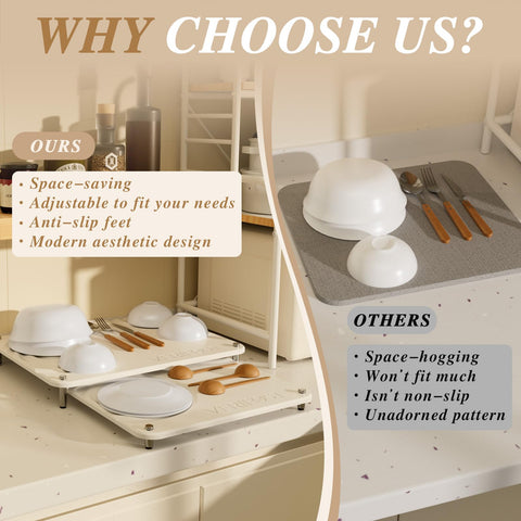 VERIFOST Pearl White 2PCS Drying Stone includes stain brush and sandpaper for care
