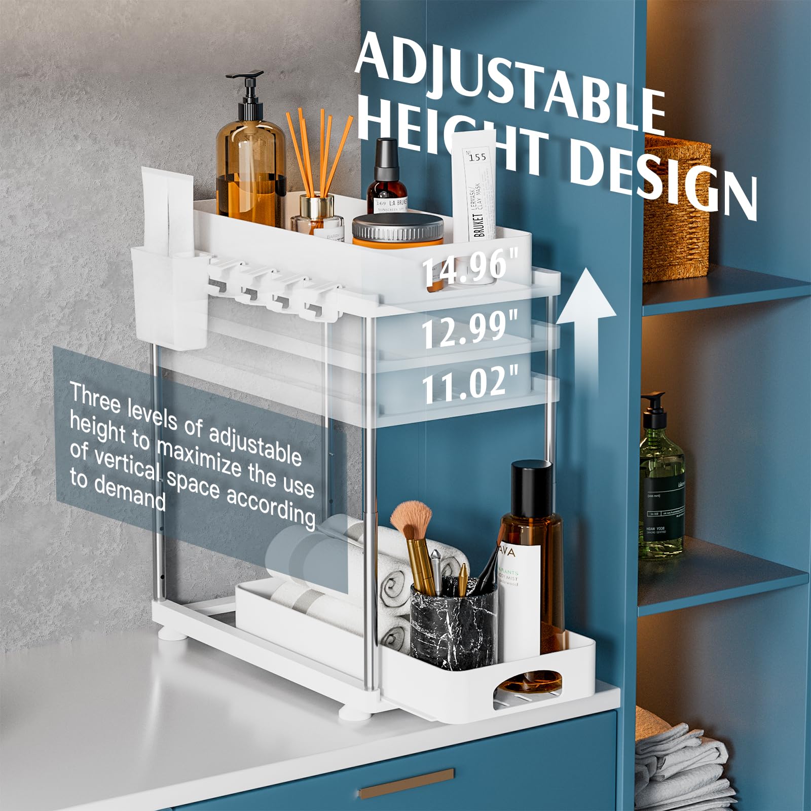 Sturdy VERIFOST frame with stainless tubing resists moisture and rust.