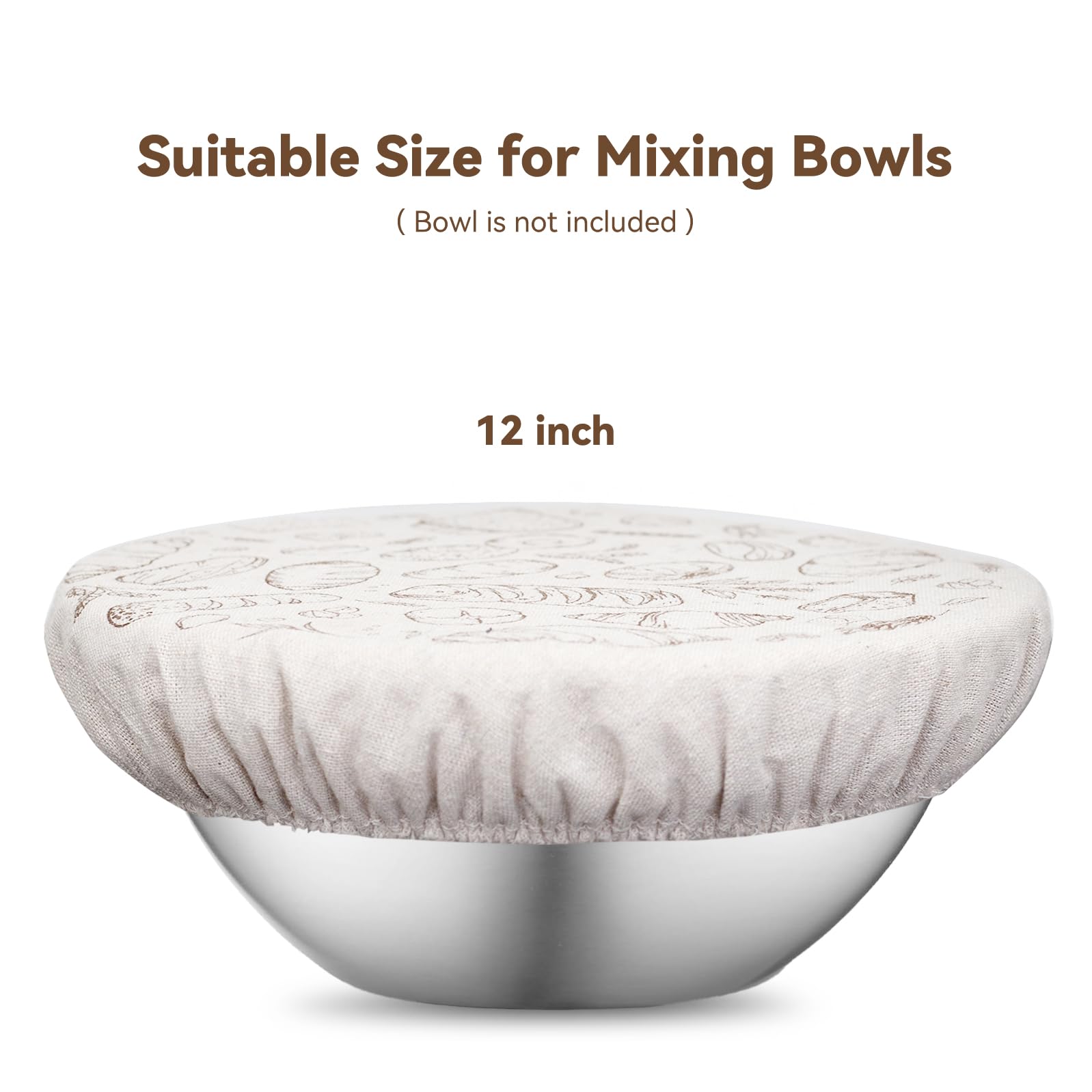 Verigud two-pack sourdough-proofing covers fit bowls up to 12 inches.