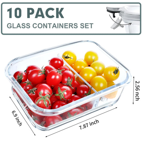VERONES airtight locking lids keep meals leak-free during transport.