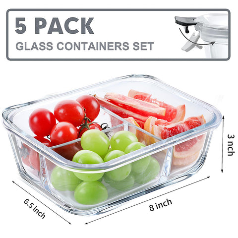 VERONES airtight locking lids keep foods leak-free during transport.
