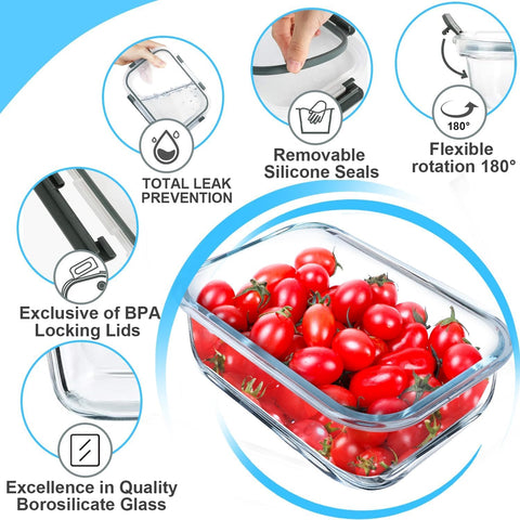 VERONES airtight lids prevent spills during transport.