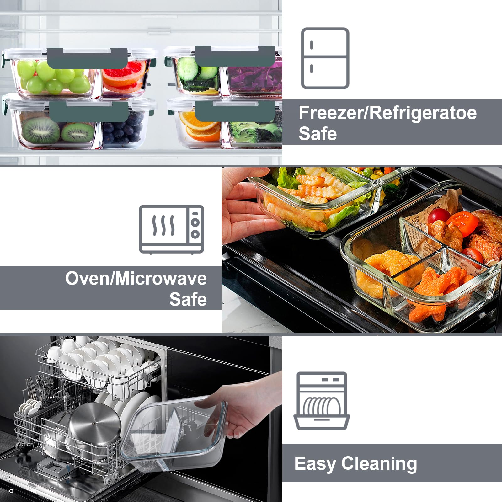 VERONES borosilicate glass preserves flavor and resists staining.