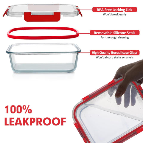VERONES borosilicate glass withstands oven and microwave heating for versatile meals.