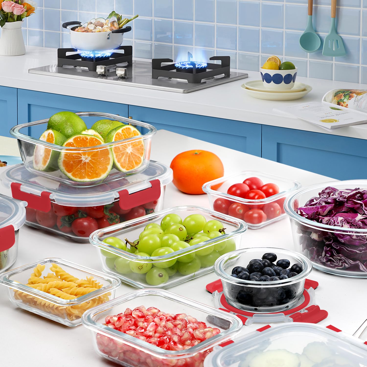 VERONES durable glass set is dishwasher safe for easy cleanup after meals.