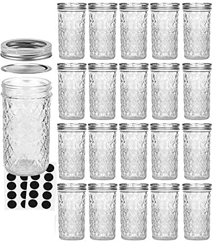 VERONES mason jars on shelf showcase durable glass and family-friendly functionality.