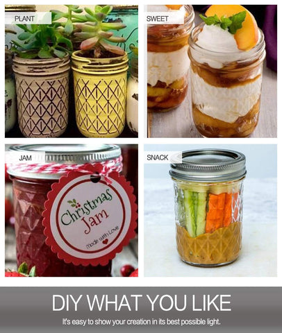 VERONES jar used for DIY candle crafting and decoration