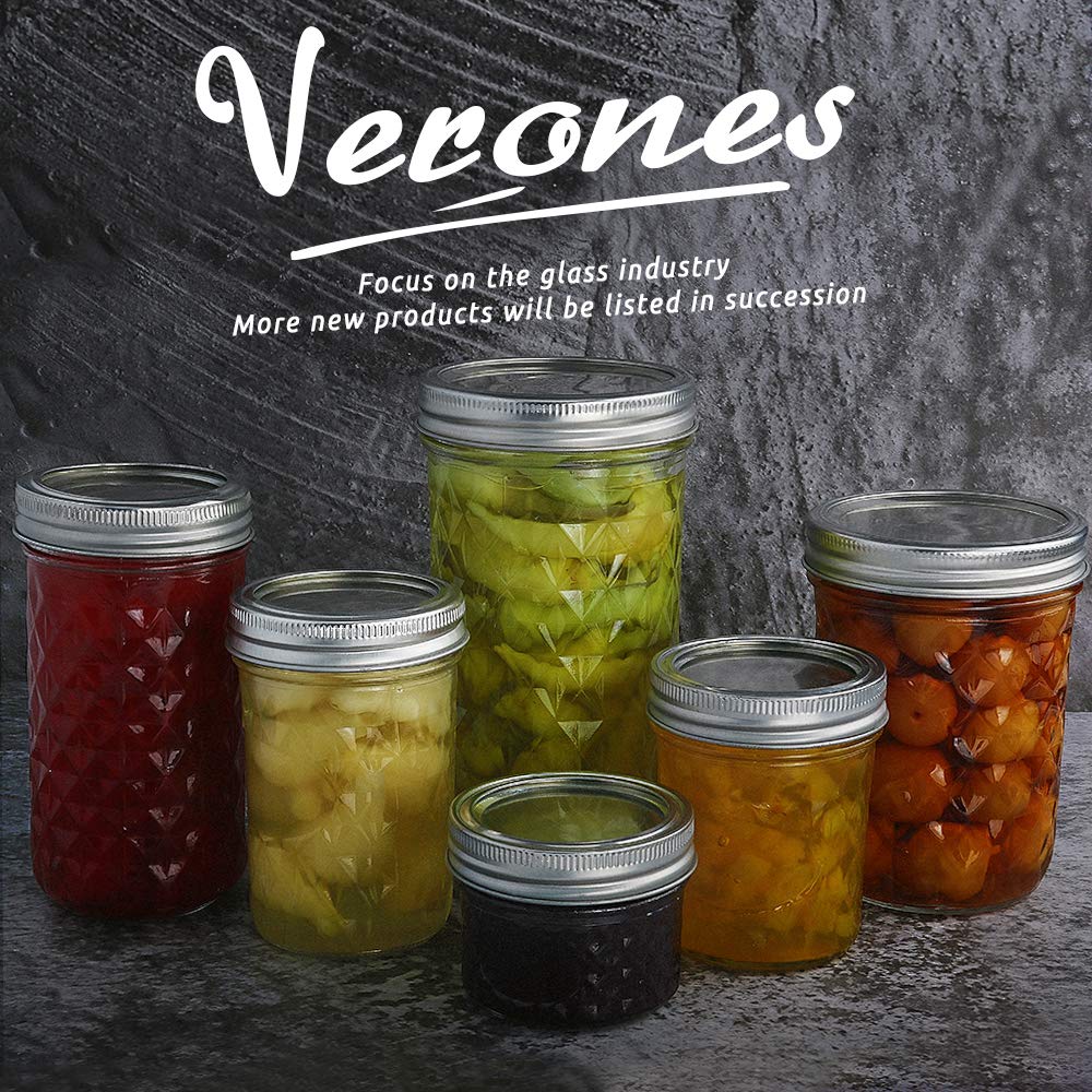 Easy to clean VERONES mason jars for everyday use.