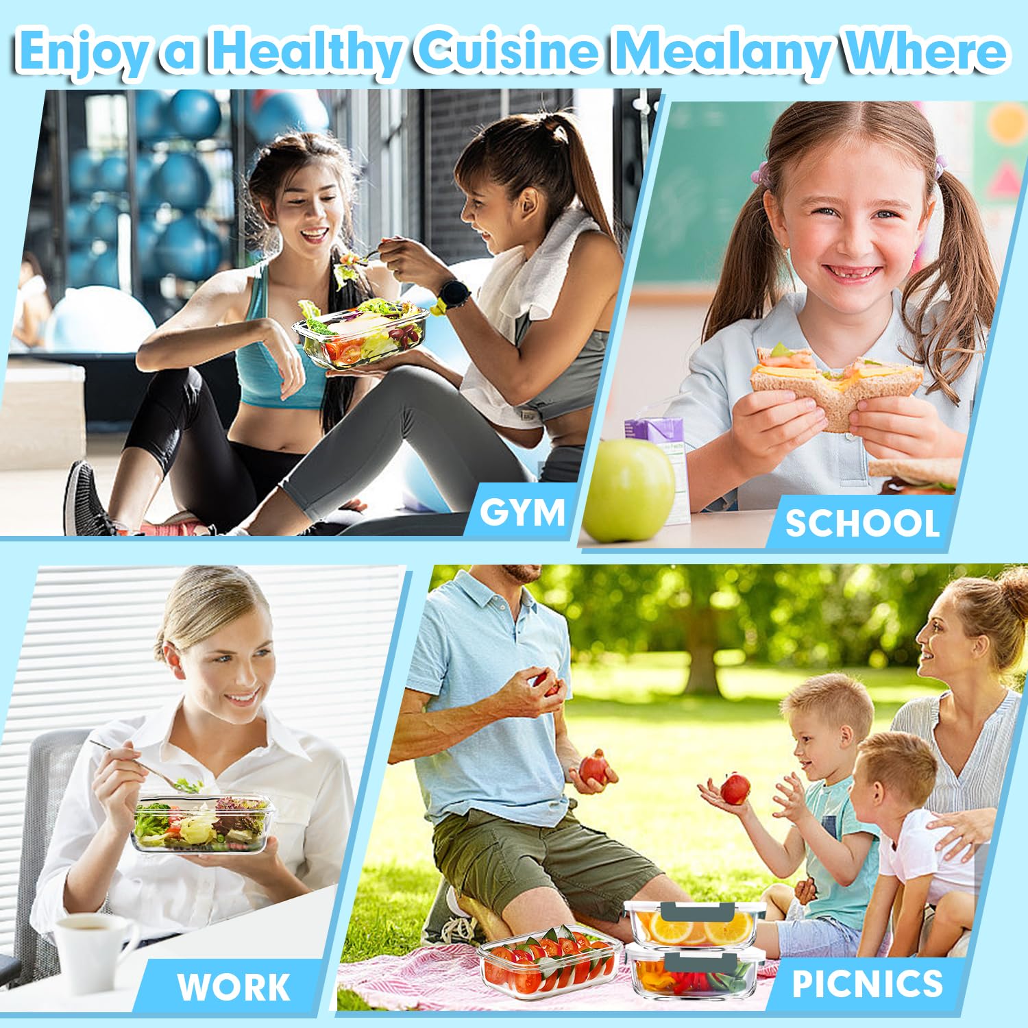 VERONES containers are microwave, freezer, and dishwasher safe.