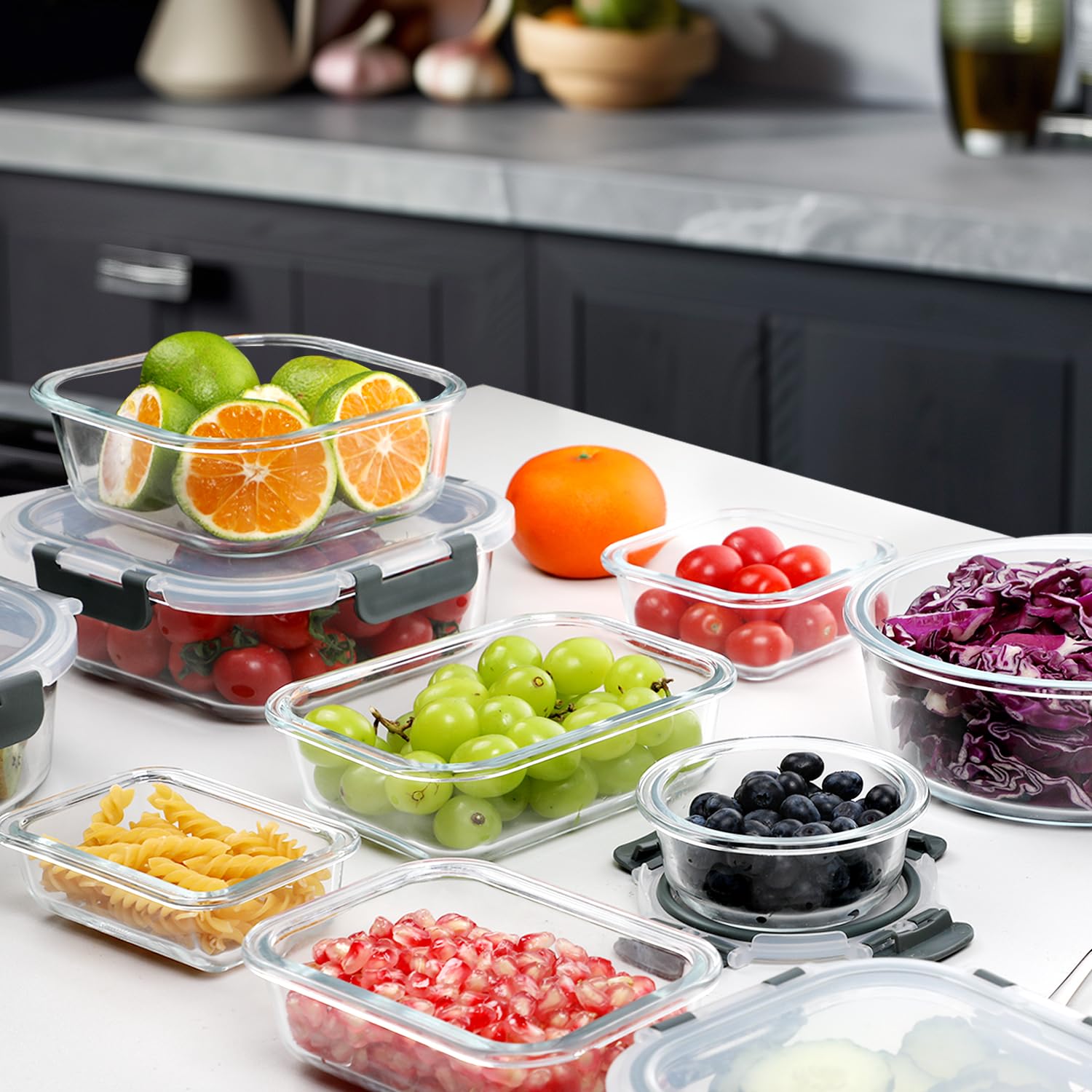 VERONES versatile for microwave, oven, and freezer use when lids are removed.