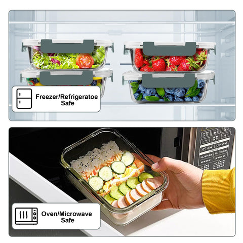 VERONES non-toxic glass won’t absorb flavors or stains, easy to clean.