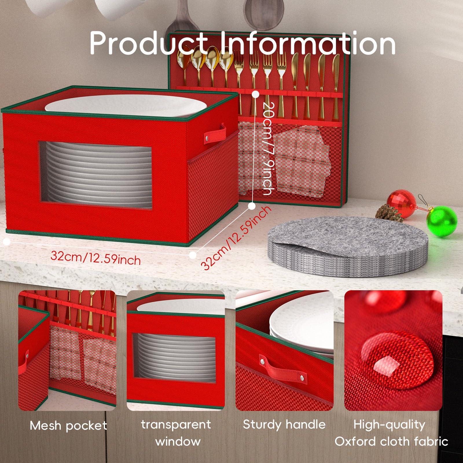 VERONLY lid with built-in cutlery divider for organized utensils.