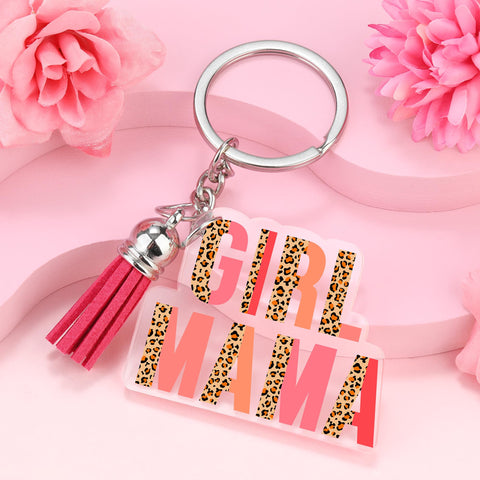 Verouis Mom acrylic keychain adds style and everyday practicality.