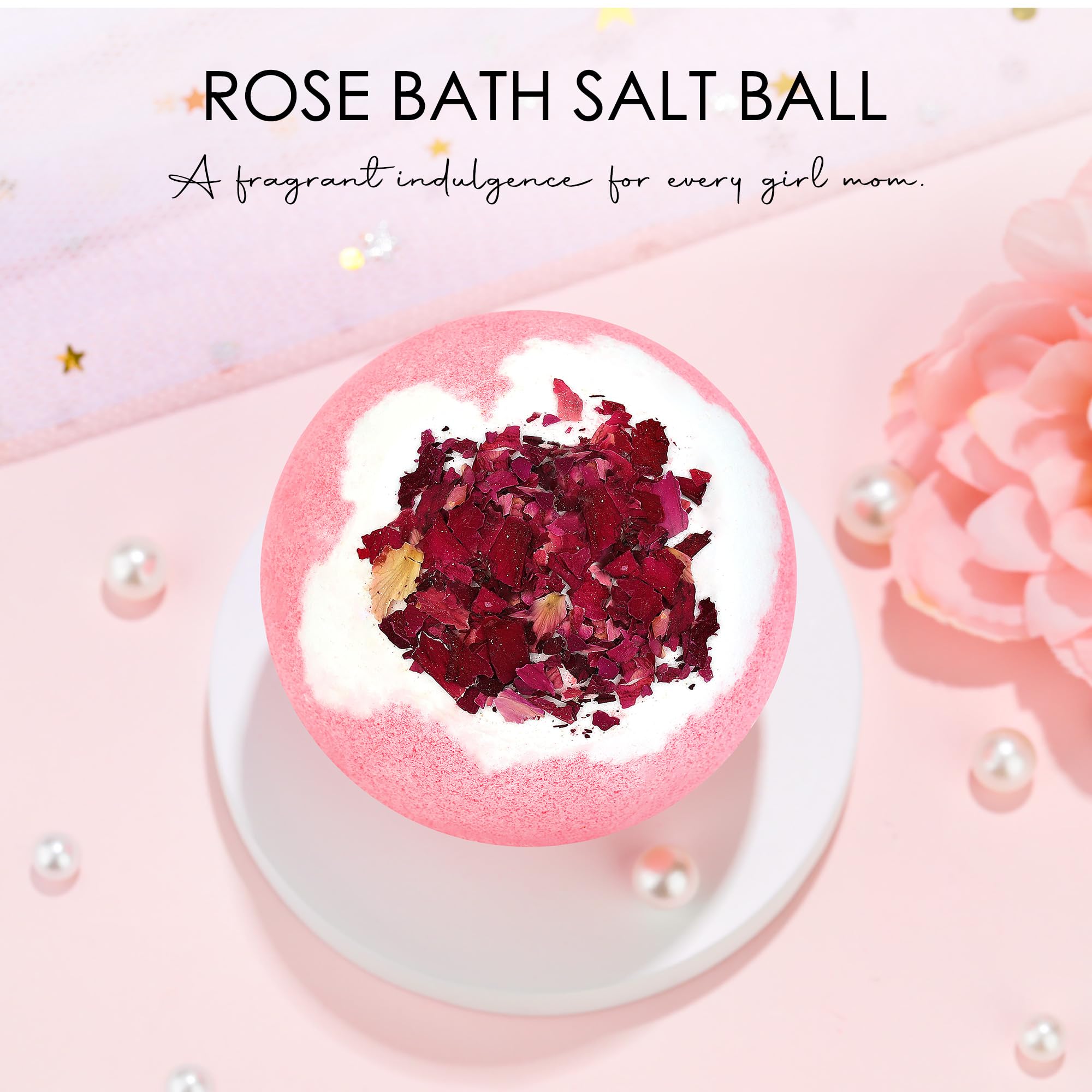 Verouis Bath bomb provides a relaxing bath-time moment.