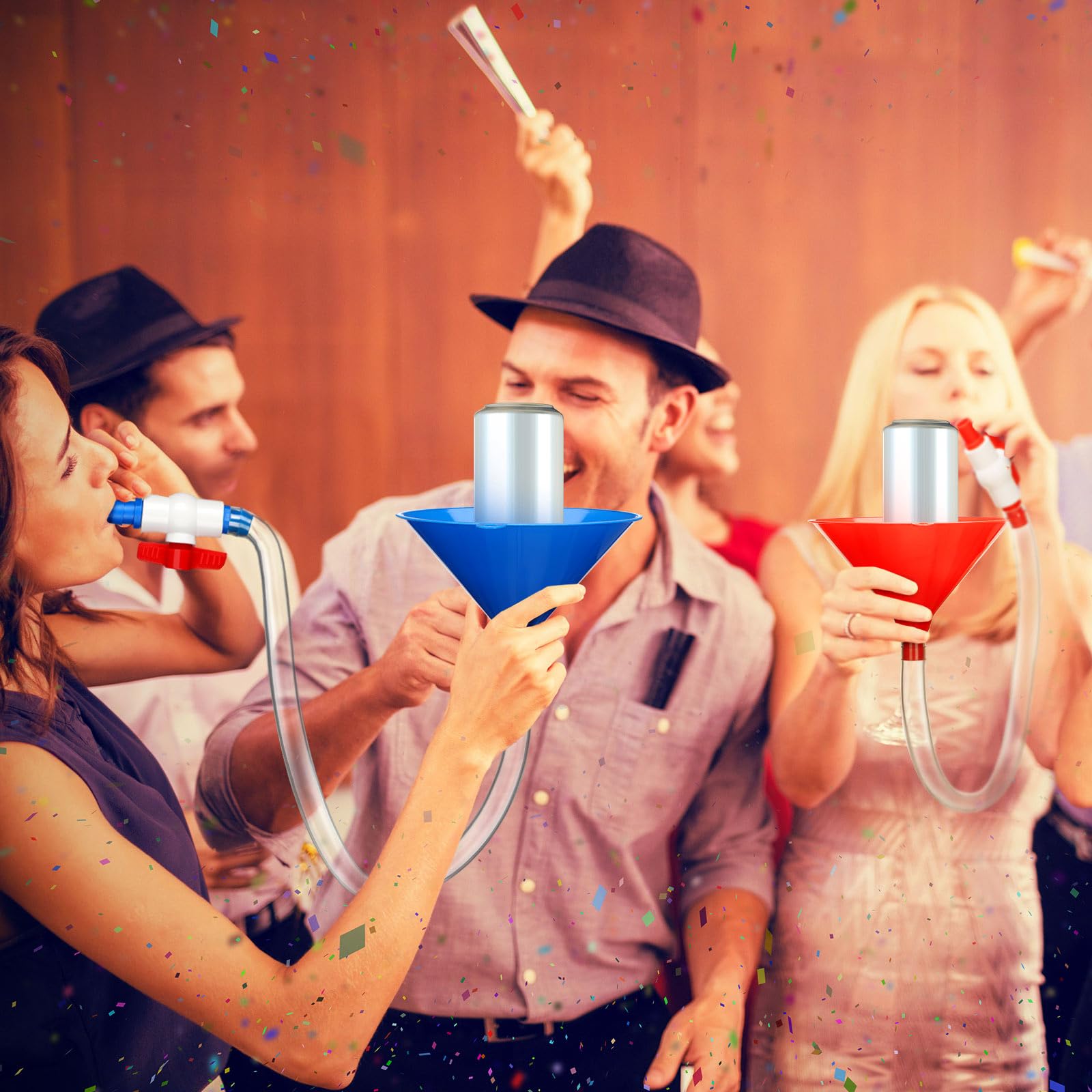 Vertintong shotgun keychain tools for quick bottle openings at parties