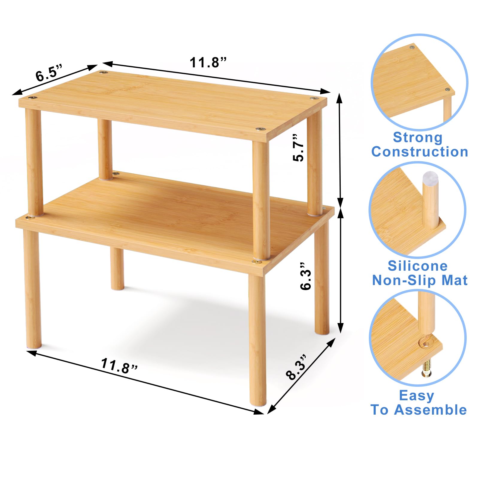 VERTORGAN cabinet organizer assembly view confirms easy setup with minimal tools.