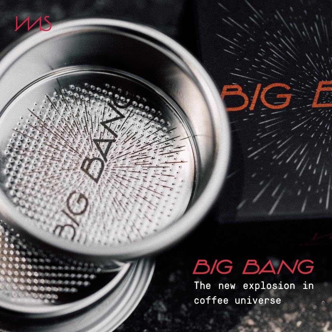 verybarista IMS Big Bang 54mm basket ready for Breville and Sage 54mm portafilters
