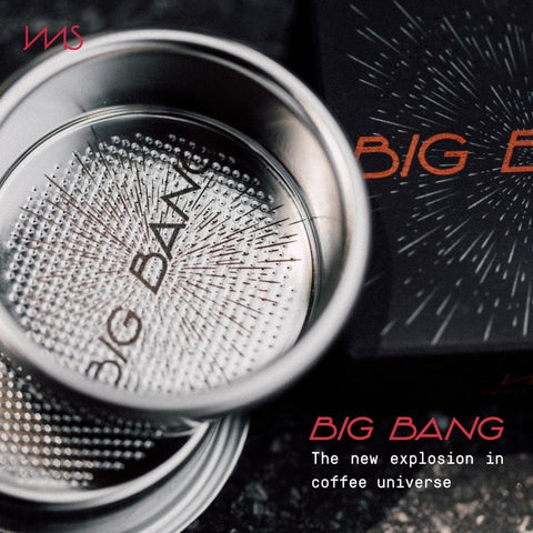 verybarista IMS Big Bang 54mm basket ready for Breville and Sage 54mm portafilters