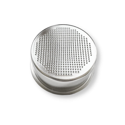verybarista IMS Big Bang 54mm basket top view showing dense center holes