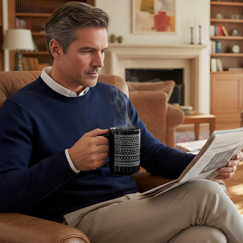 Vesici white elephant gift mug that sparks smiles and laughs.