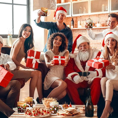Vesici holiday table-decoration mug complements festive dining setup