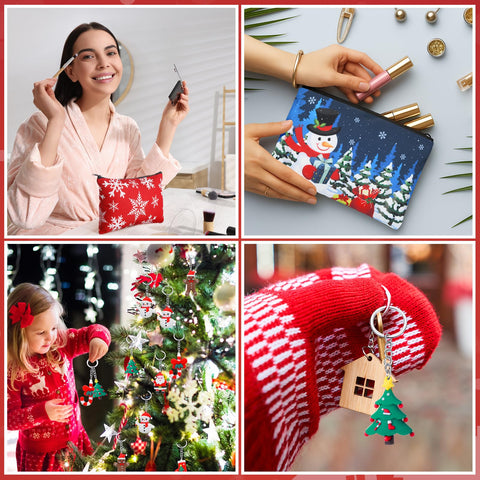 Vesici Christmas pattern packaging design showcasing festive style