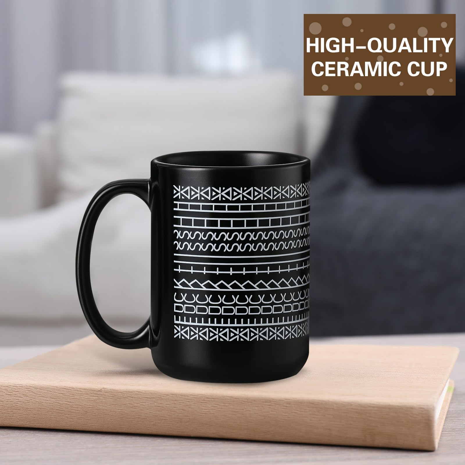 Vesici dishwasher and microwave safe mug for easy daily use.
