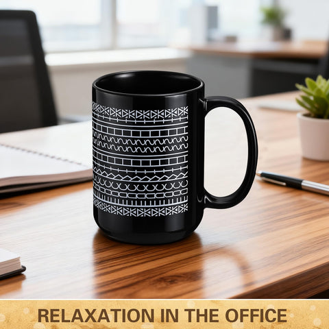 Vesici packaging-friendly mug ideal as a gift for gatherings and celebrations.
