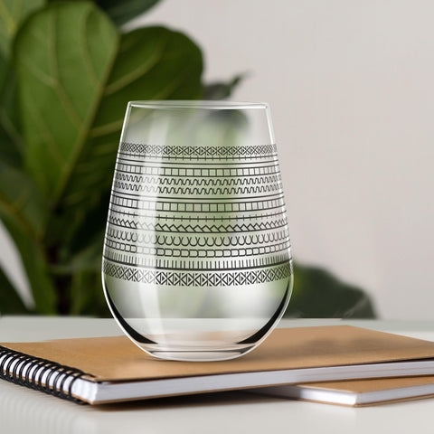 Vesici office gift wine glass ideal for colleagues and friends