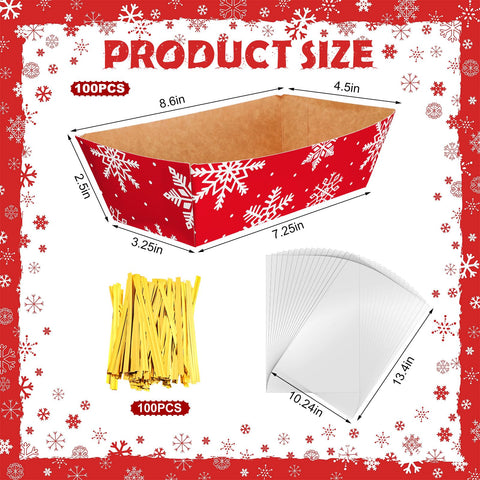 Vesici disposable paper loaf pans with snowflake motif for easy serving