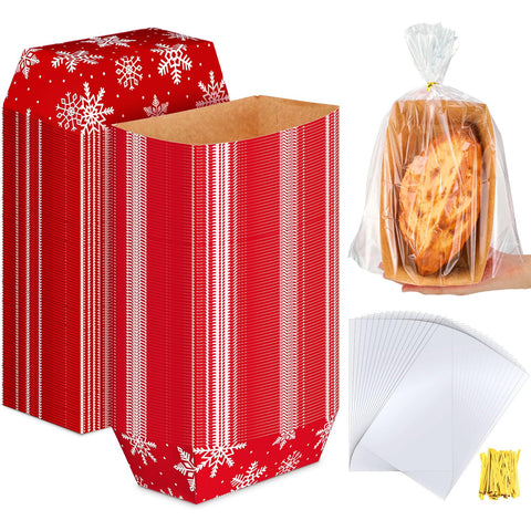 Vesici snowflake bread pans set for festive, mess-free baking