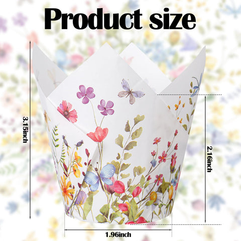 Vesici liner design featuring dragonflies adds festive flair to desserts.