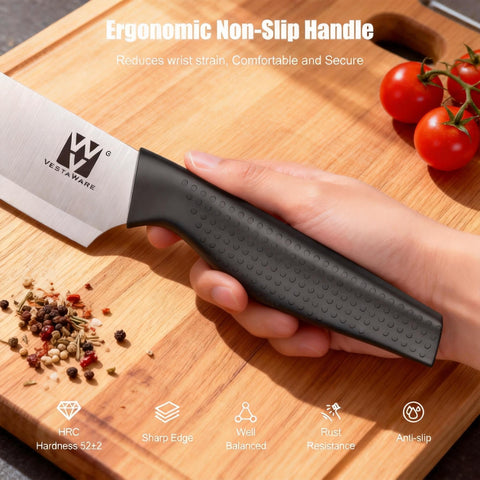 Vestaware 8-inch chef knife for precise, effortless chopping