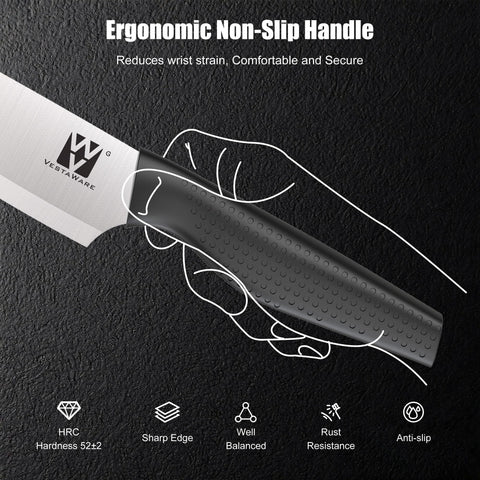 Vestaware serrated bread knife for crusty loaves