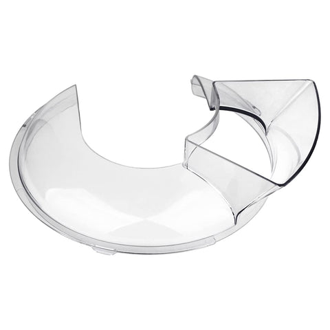 Close-up of Veterger replacement pouring shield showing durable stainless steel
