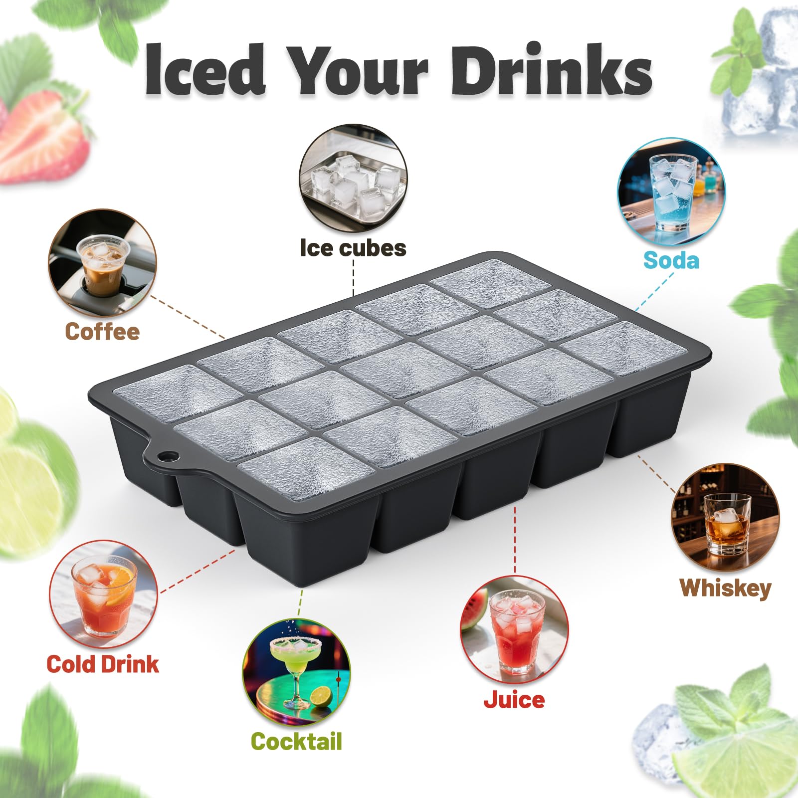 Vethwal three-tray set ready to chill drinks and save space