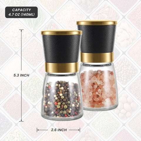 VEVOK CHEF ceramic adjustable grinder mechanism for consistent texture