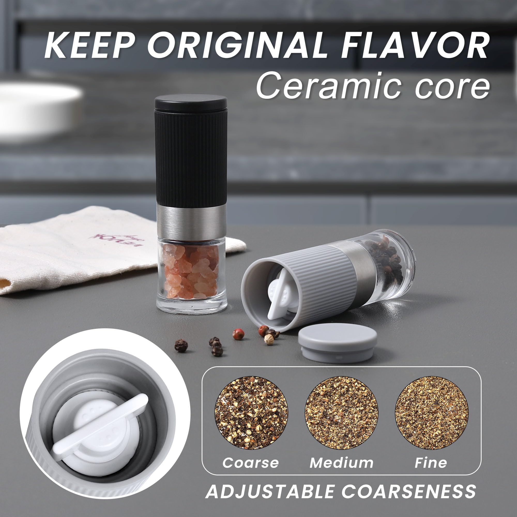 VEVOK CHEF included funnel aids clean, mess-free refills.