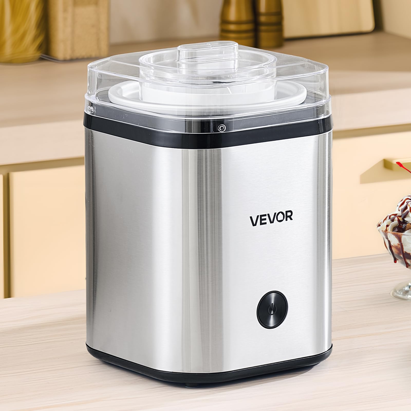 VEVOR ice cream maker homemade yogurt option lets you customize flavor