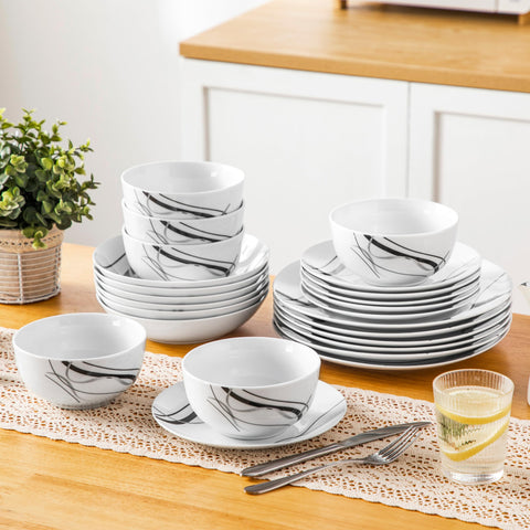 VEWEET Fiona dishwasher-safe design simplifies cleanup after meals
