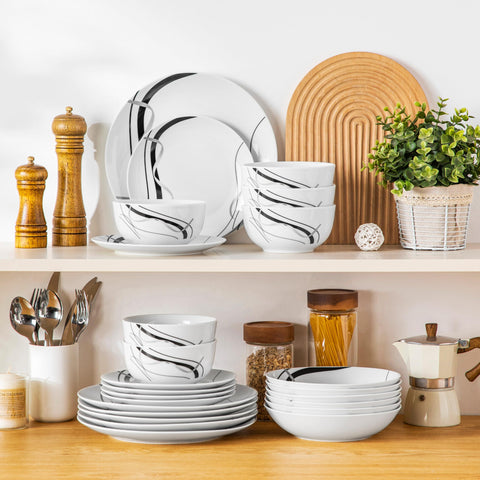 VEWEET Fiona versatile bowls stackable to save cabinet space