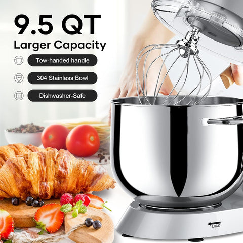 Vezzio dishwasher-safe attachments simplify cleanup after mixing