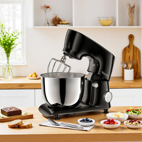 Vezzio compact mixer fits neatly on crowded countertops.