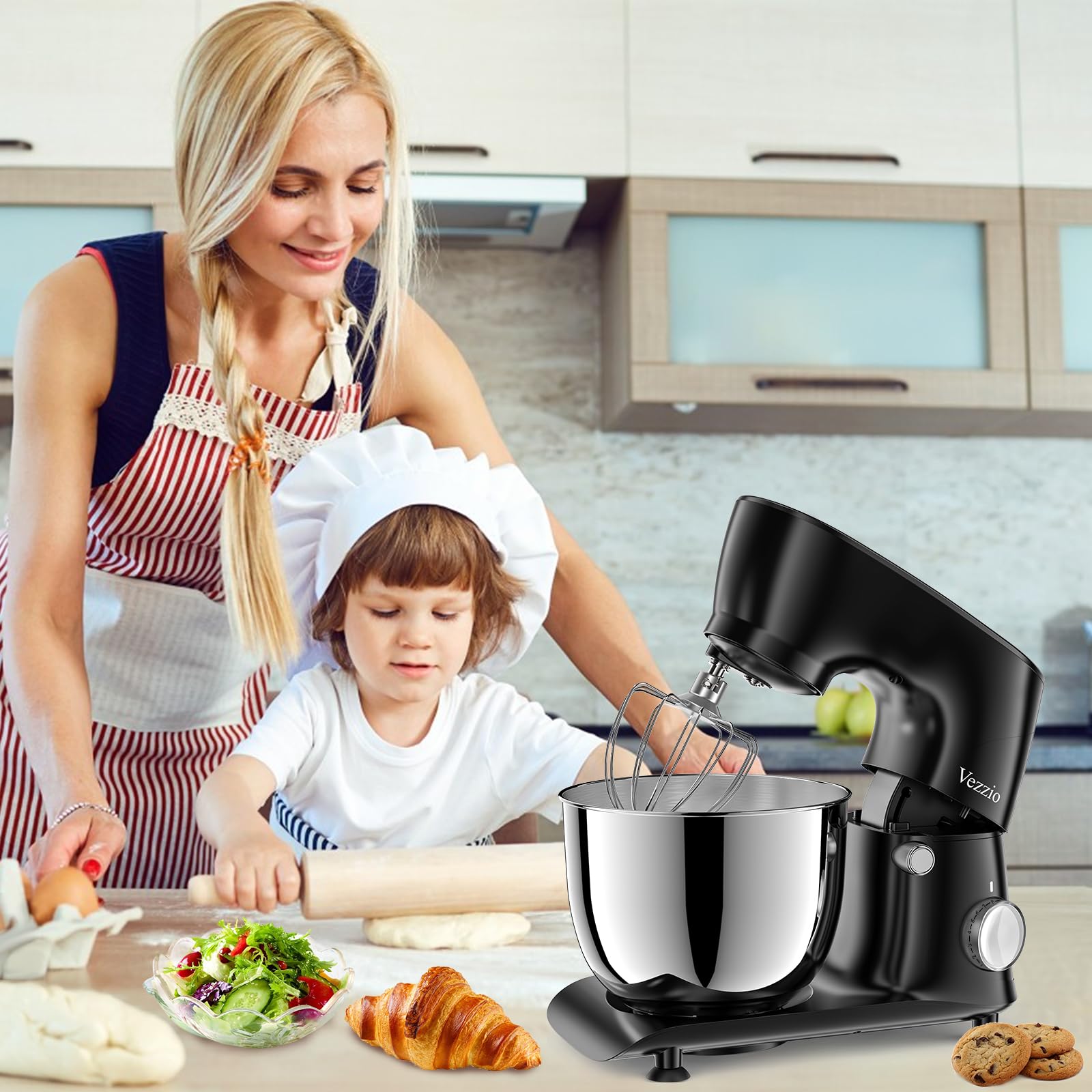 Vezzio egg white separator included for whipped meringues.